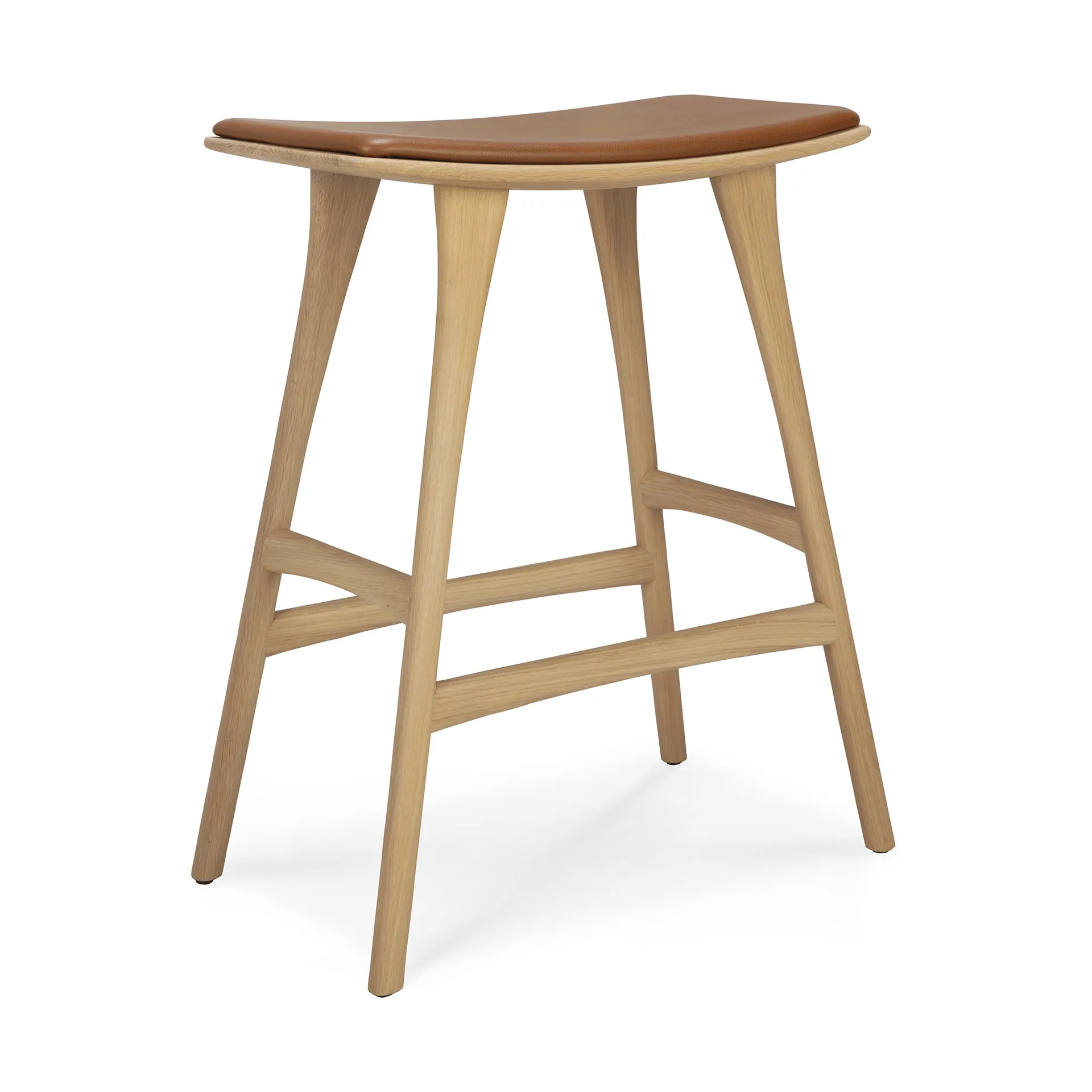 Osso Counter high stool 67 cm, Lacquered oak Ethnicraft