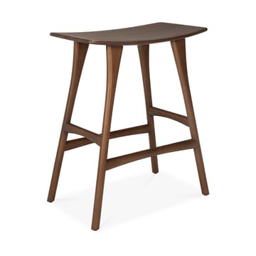 Osso Counter high stool 67 cm - Lacquered teak brown - Ethnicraft
