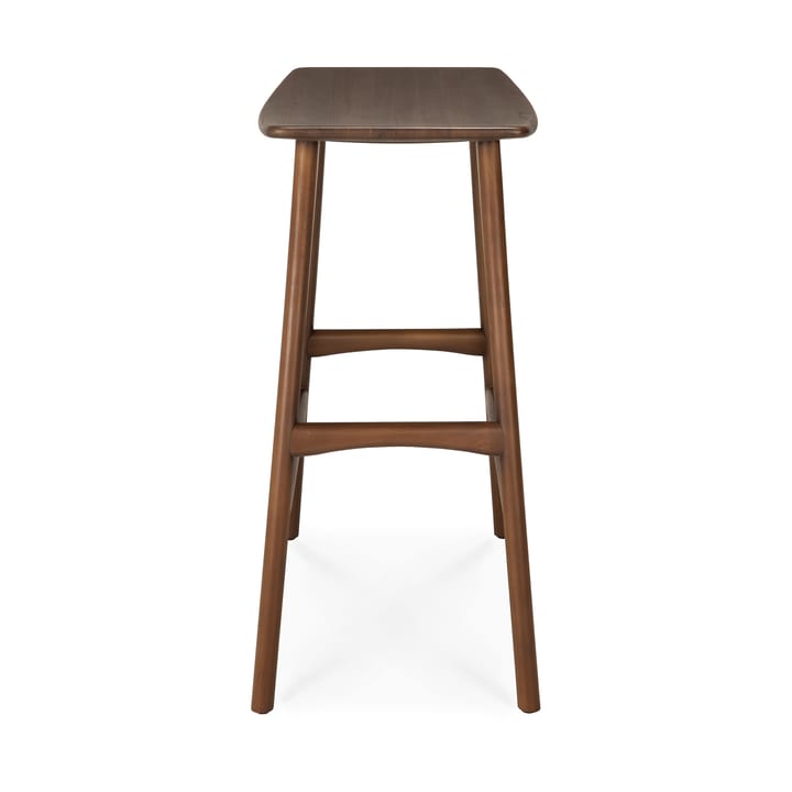 Osso Counter high stool 67 cm, Lacquered teak brown Ethnicraft