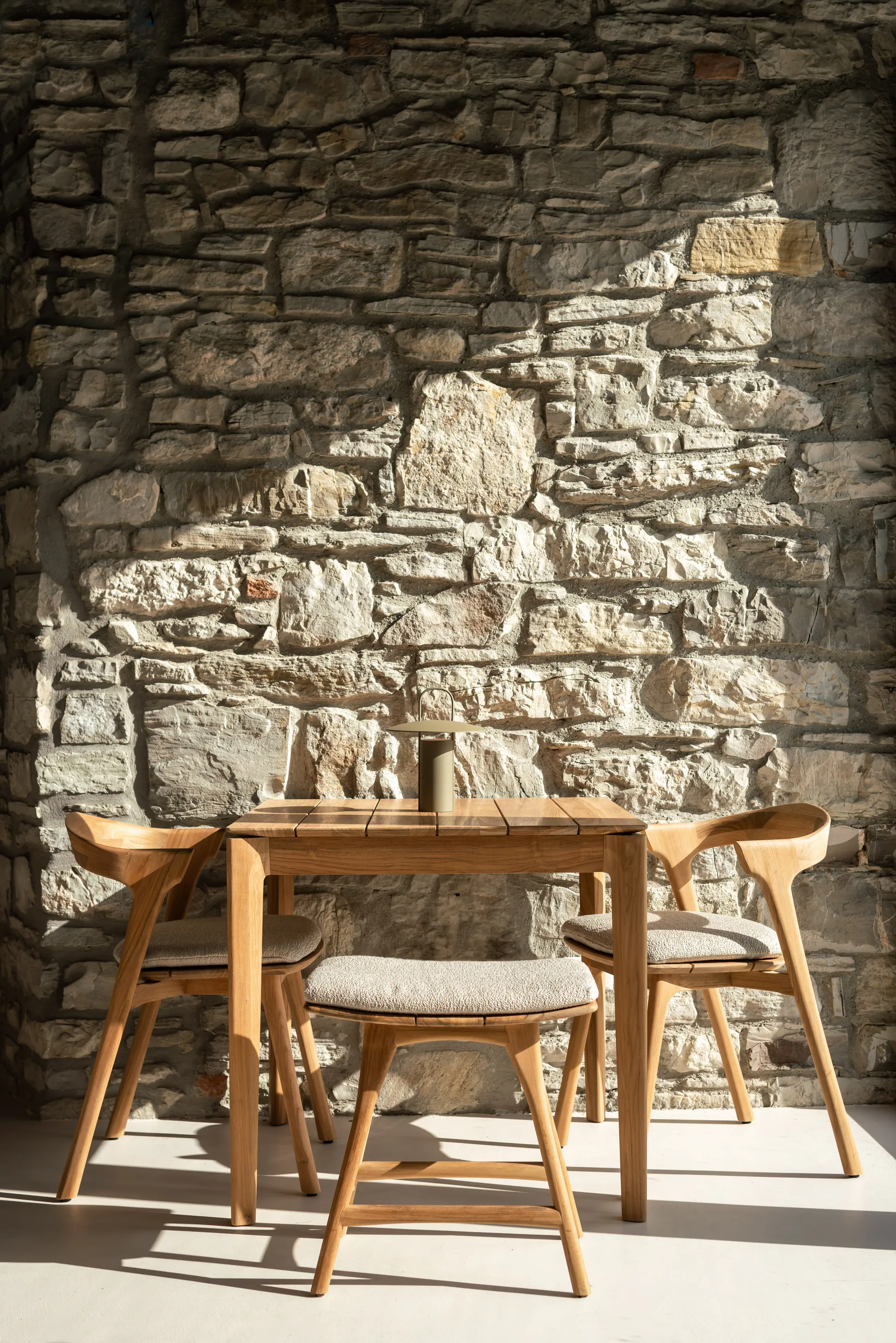 Osso outdoor stool, Teak 50 cm Ethnicraft