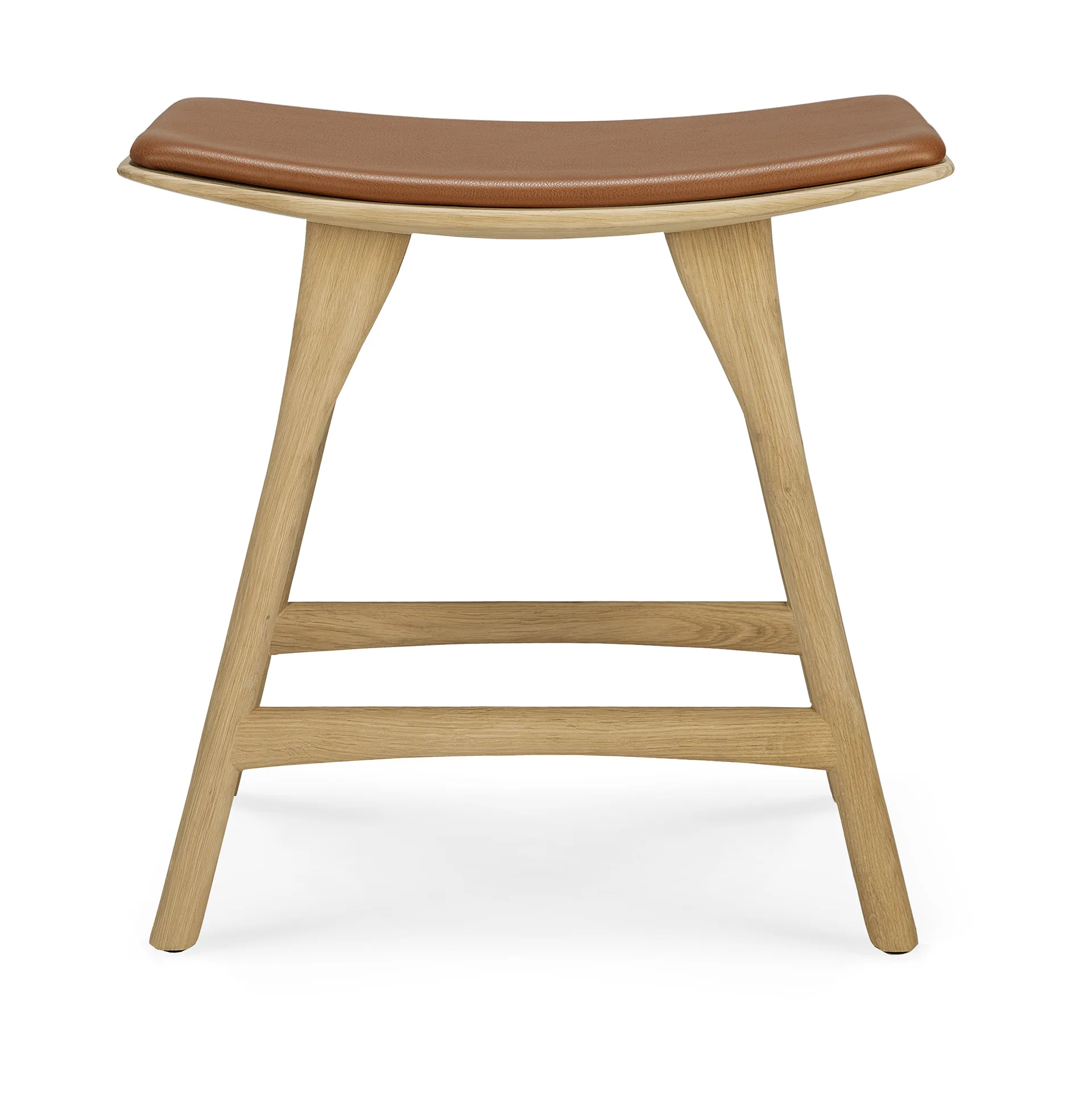 Osso stool 48x50 cm, Lacquered oak Ethnicraft