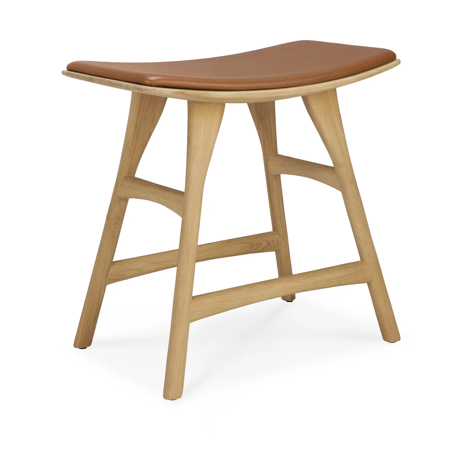 Osso stool 48x50 cm, Lacquered oak Ethnicraft