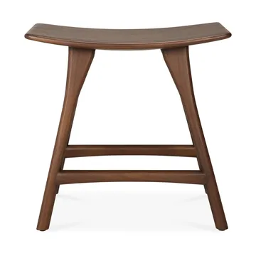 Osso stool 48x50 cm - Lacquered teak brown - Ethnicraft