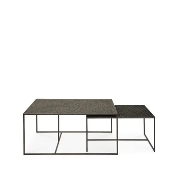 Pentagon nesting table set, 2 pieces - Whisky - Ethnicraft