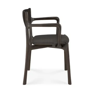 PI armchair - Dark brown teak - Ethnicraft