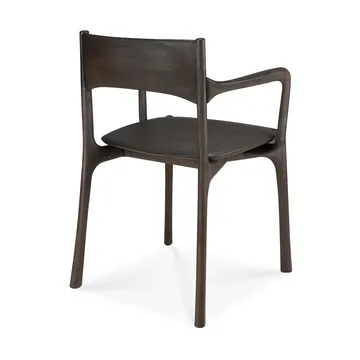 PI armchair - Dark brown teak - Ethnicraft