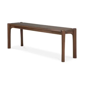 PI bench 146x35 cm - Lacquered teak brown - Ethnicraft