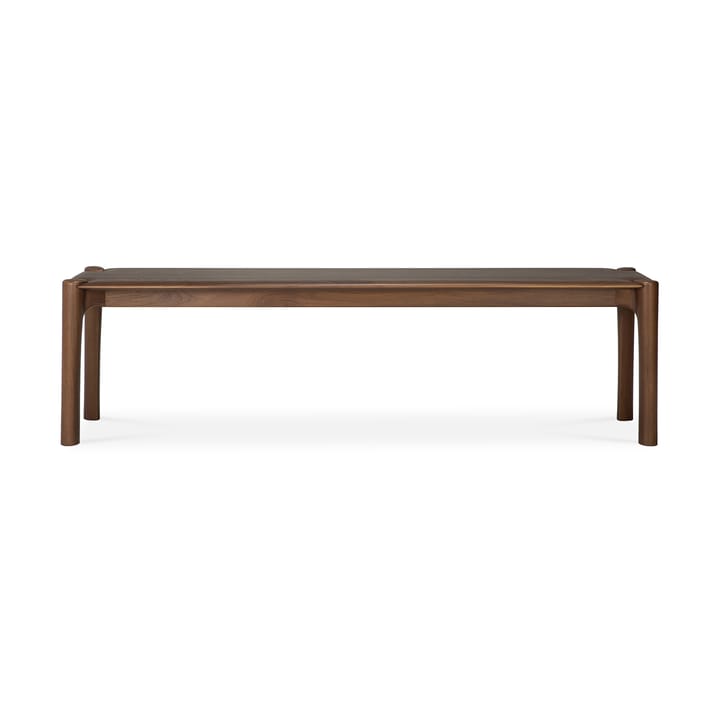 PI bench 166x35 cm, Lacquered teak brown Ethnicraft