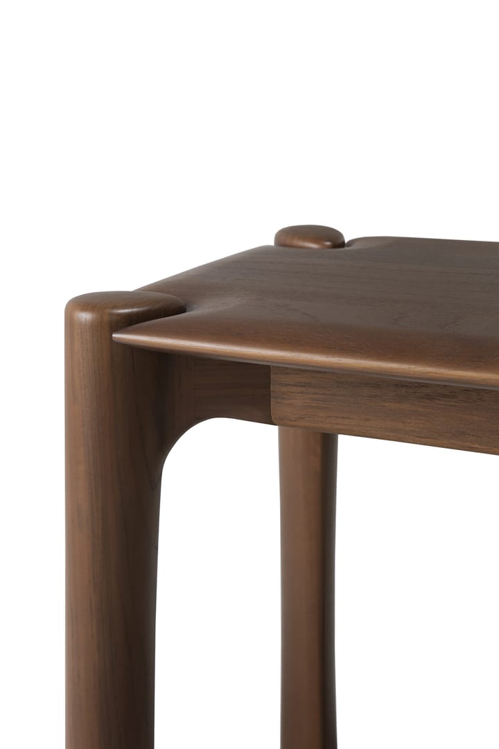 PI bench 166x35 cm, Lacquered teak brown Ethnicraft