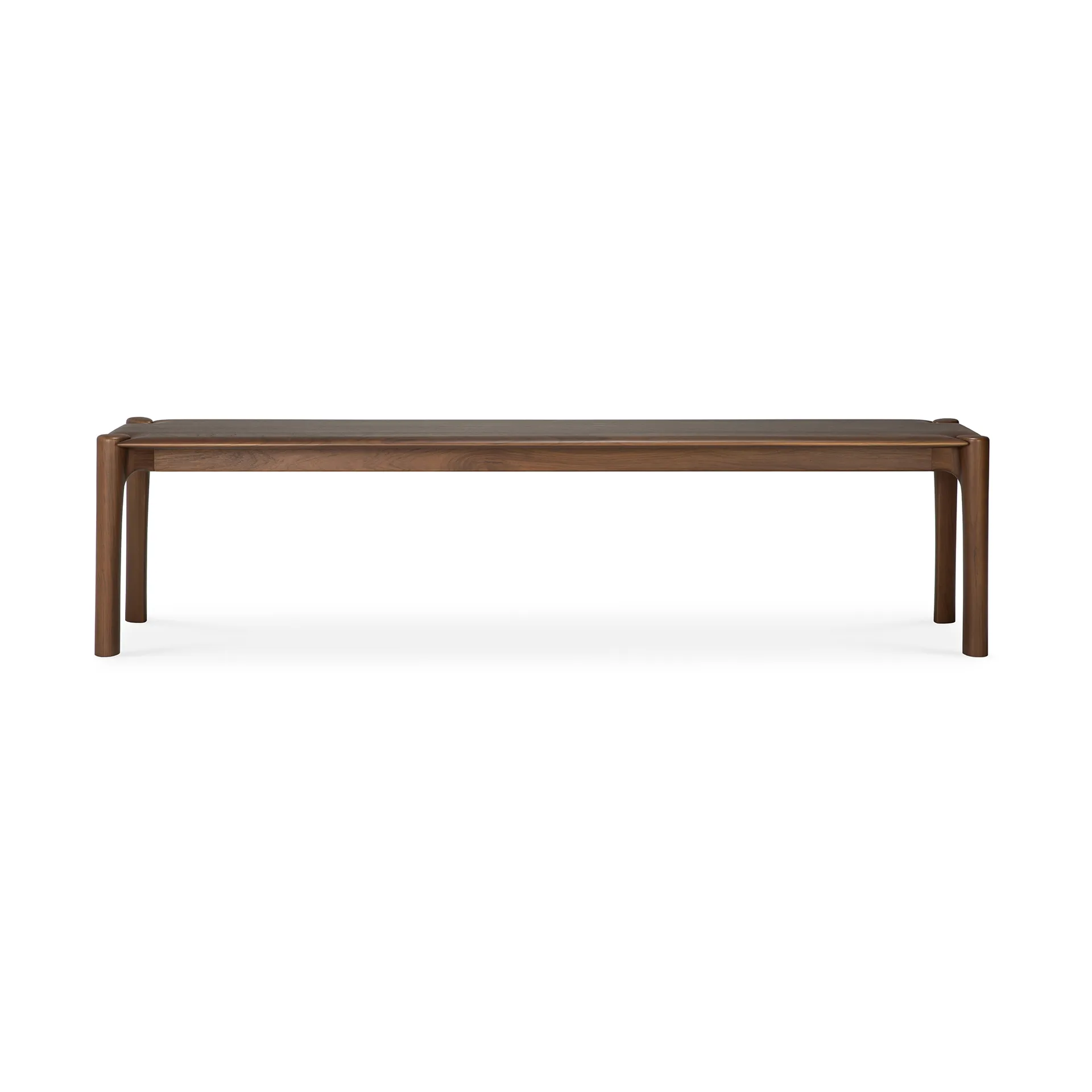 PI bench 186x35 cm, Lacquered teak brown Ethnicraft