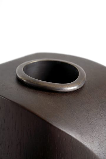 PI candle holder 3 parts - Dark brown stained mahogany - Ethnicraft