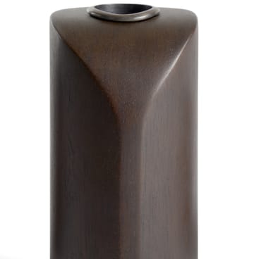 PI candle holder 3 parts - Dark brown stained mahogany - Ethnicraft