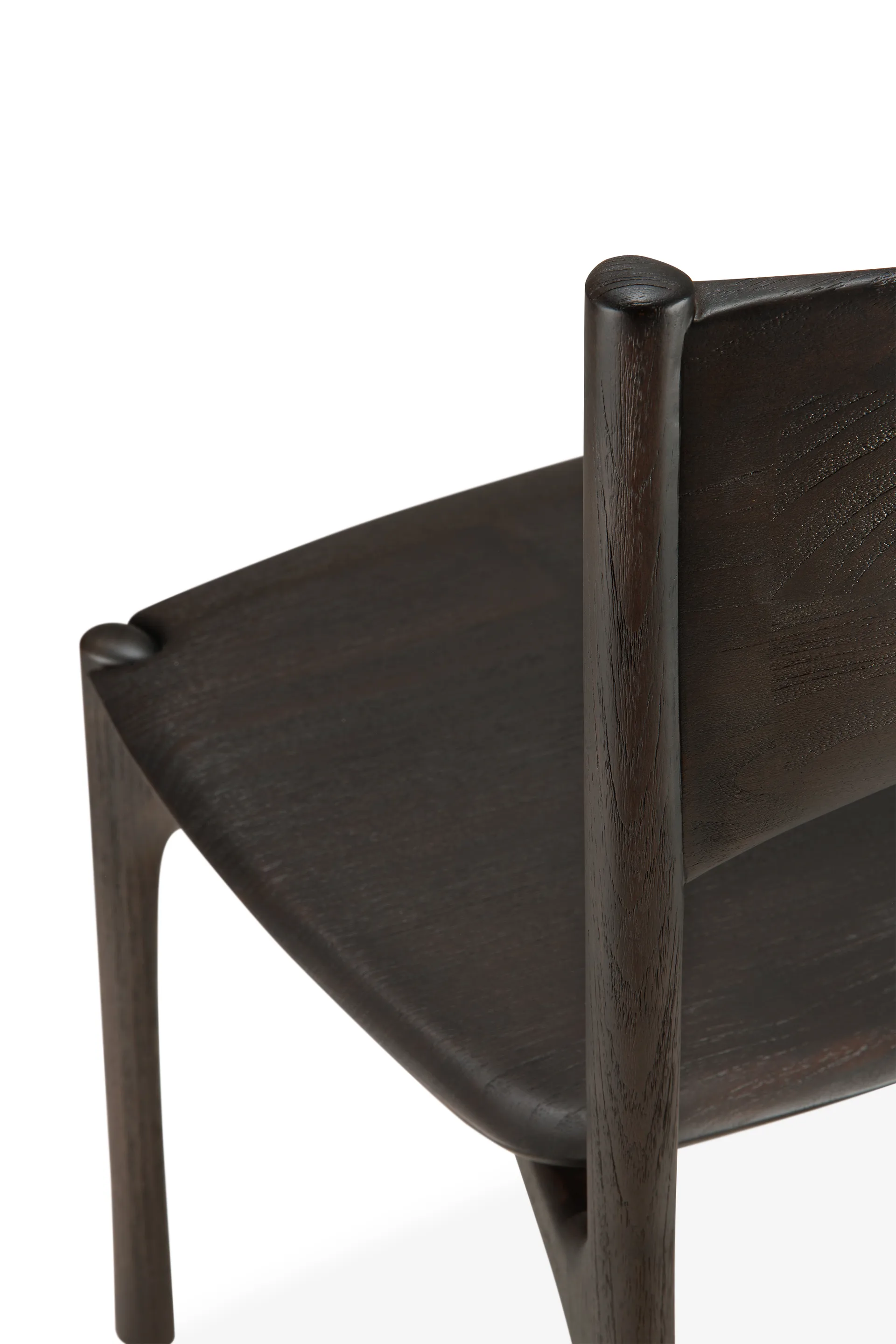 PI chair, Dark brown teak Ethnicraft