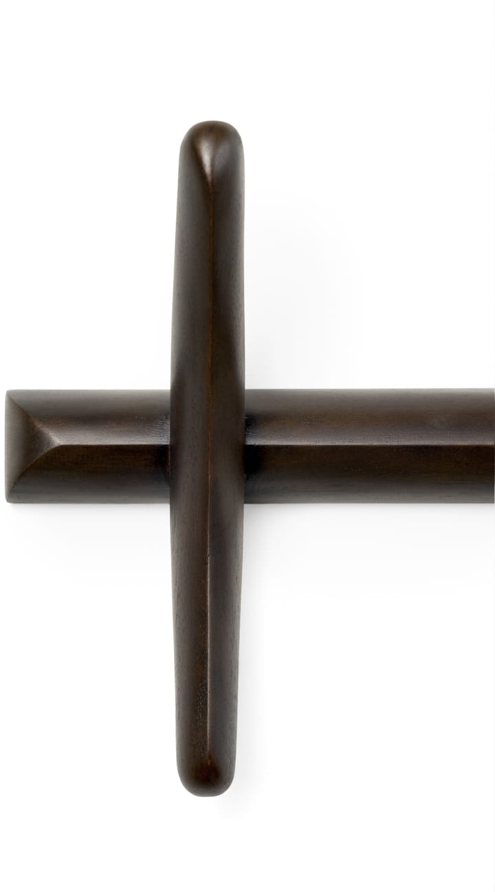 PI clothes hanger 70m, Dark brown stained mahogany Ethnicraft