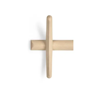 PI coat rack wall-mounted - Lacquered plane tree, 70x21 cm - Ethnicraft