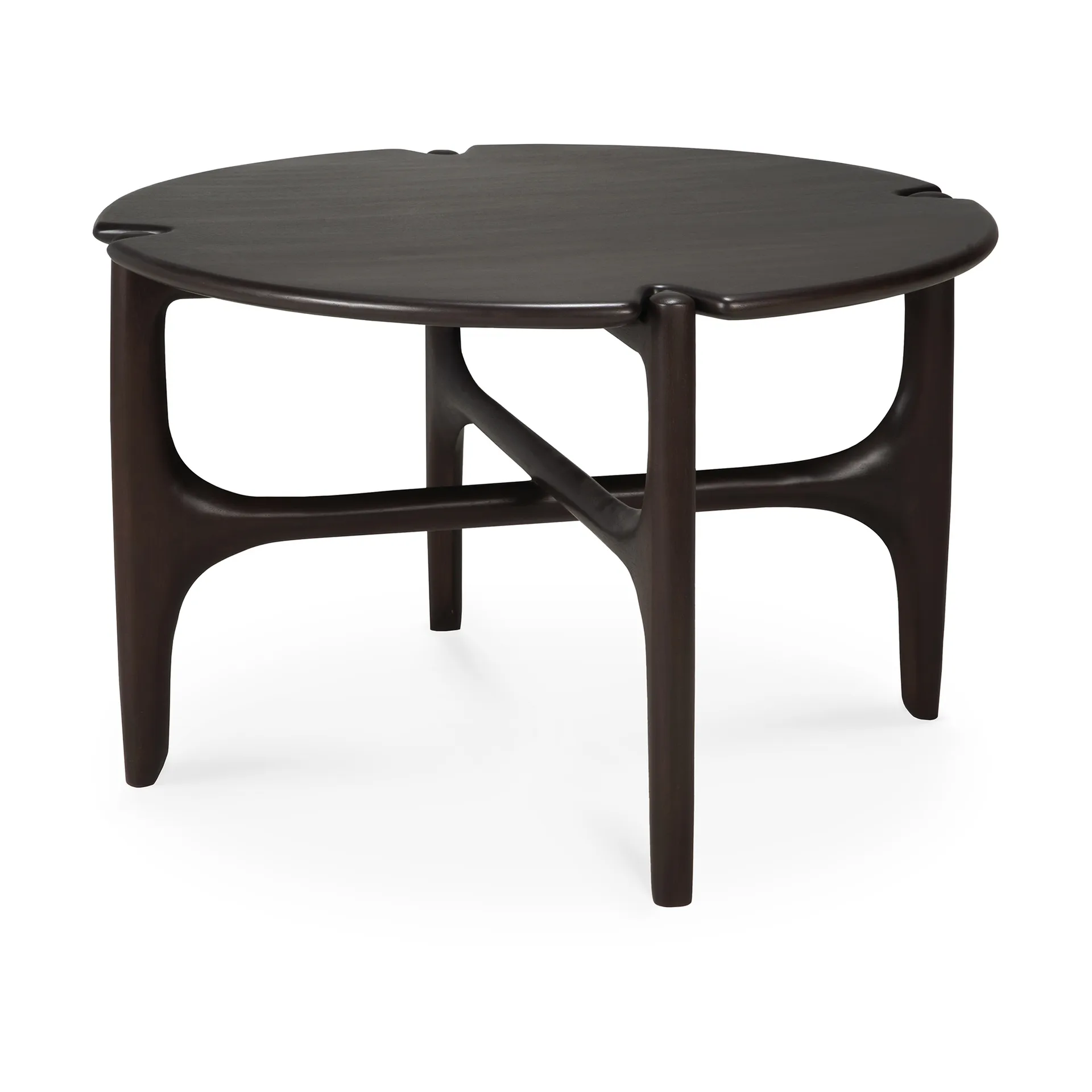 PI Coffee table Ø65 cm, Lacquered mahogany Ethnicraft