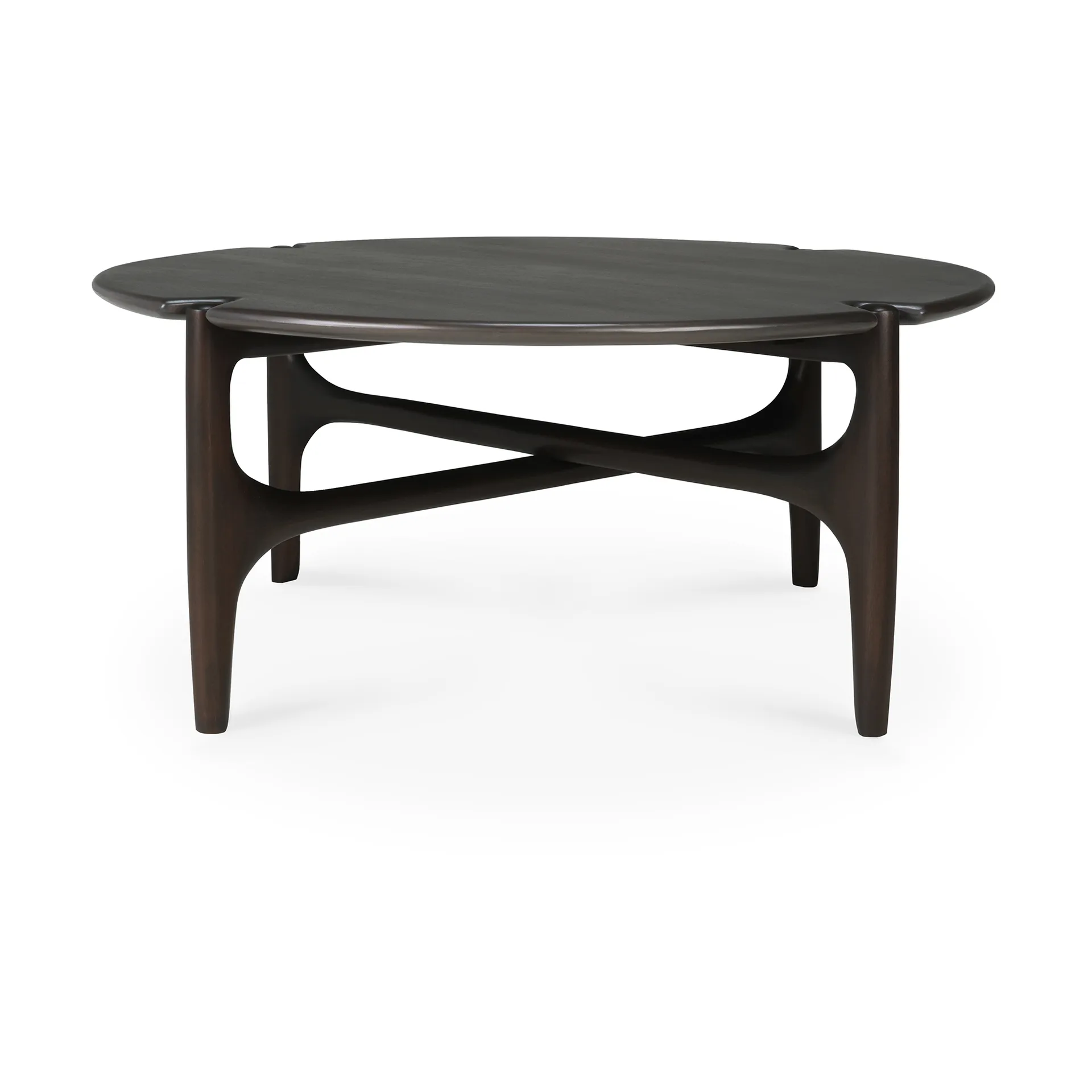 PI Coffee table Ø80 cm, Lacquered mahogany Ethnicraft