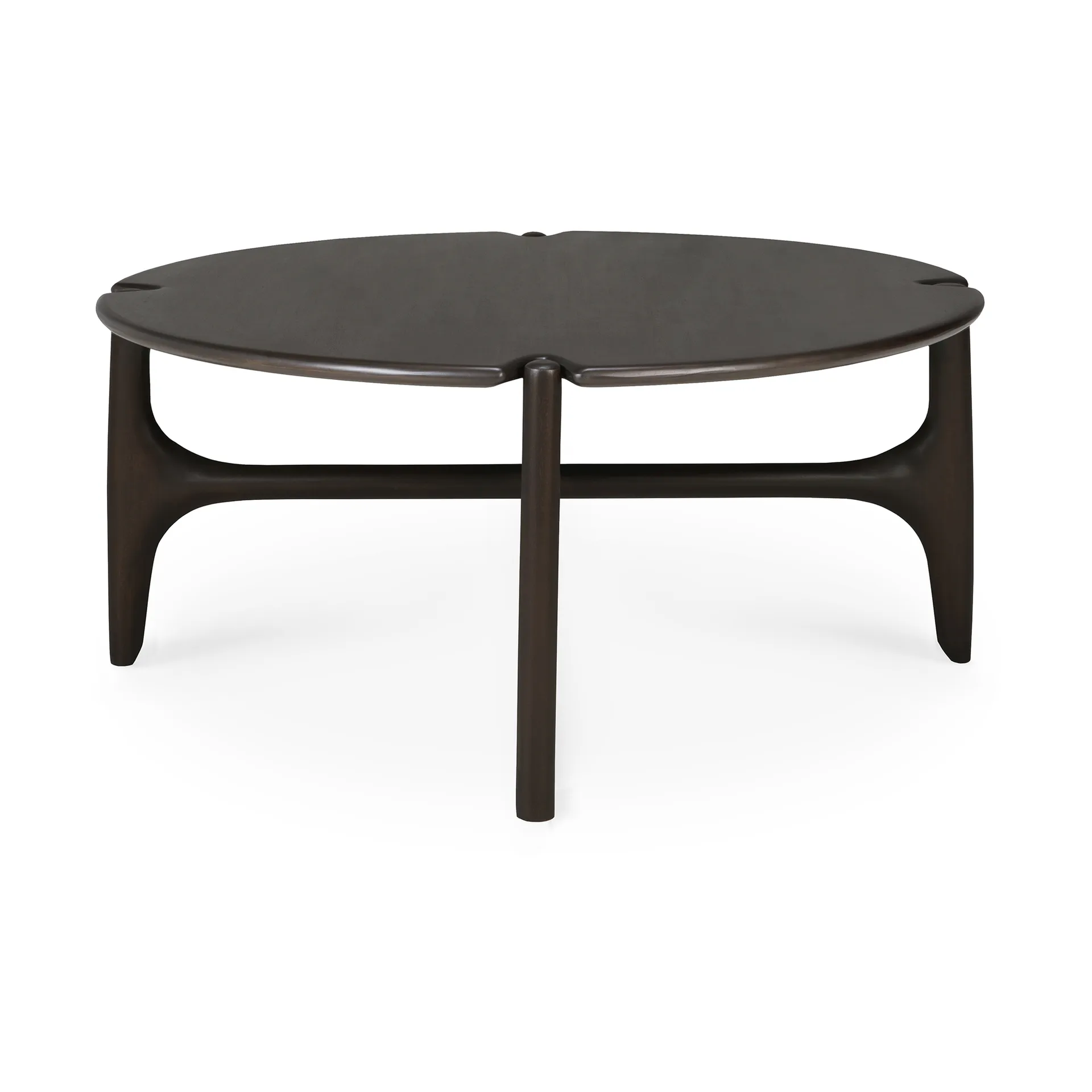 PI Coffee table Ø80 cm, Lacquered mahogany Ethnicraft