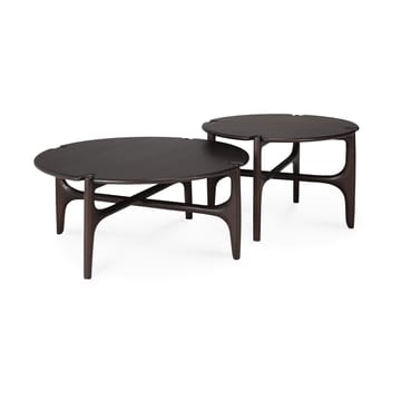 PI Coffee table Ø80 cm - Lacquered mahogany - Ethnicraft