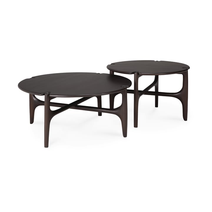 PI Coffee table Ø80 cm, Lacquered mahogany Ethnicraft