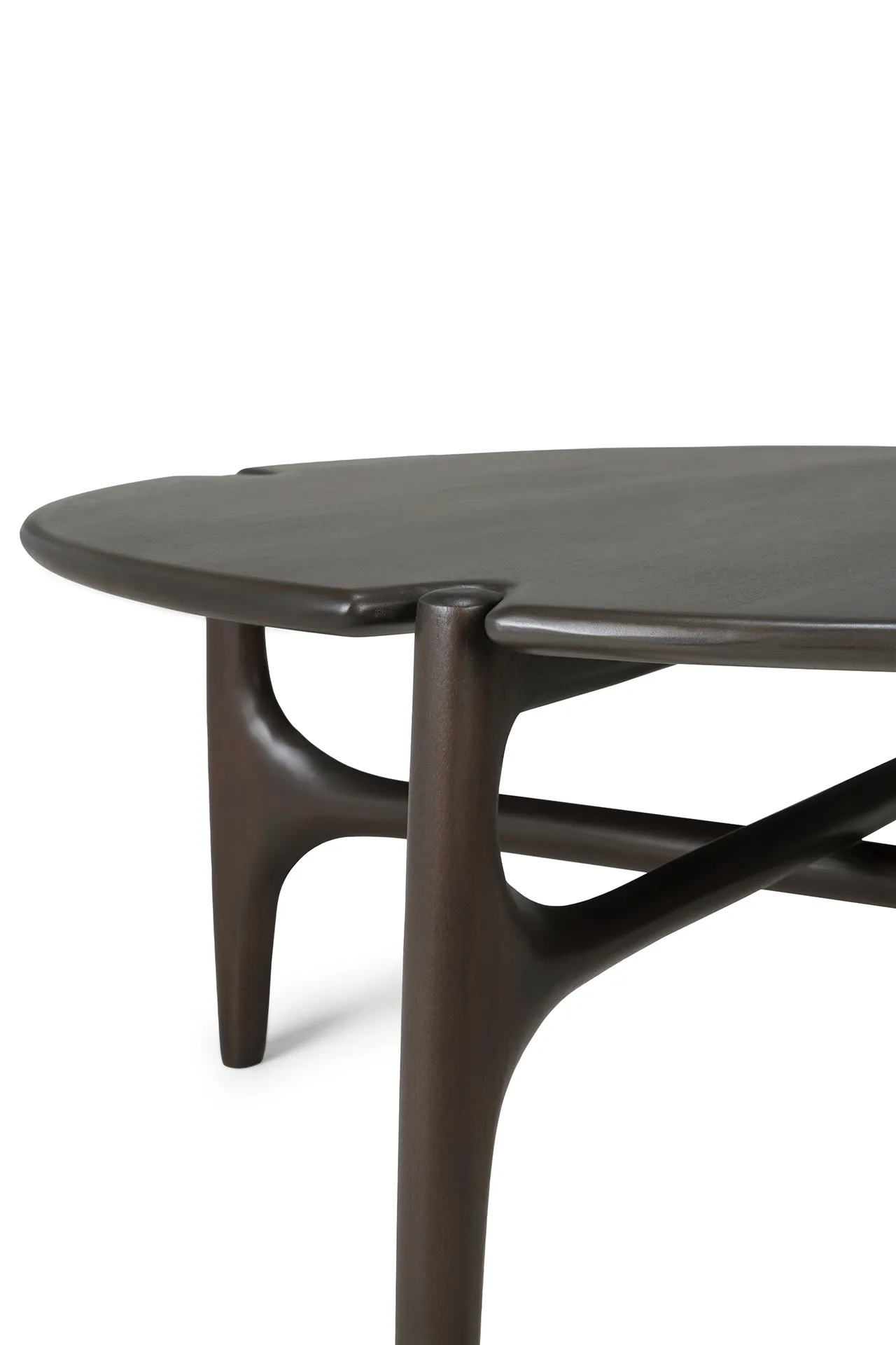 PI Coffee table Ø80 cm, Lacquered mahogany Ethnicraft