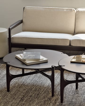 PI Coffee table Ø80 cm - Lacquered mahogany - Ethnicraft