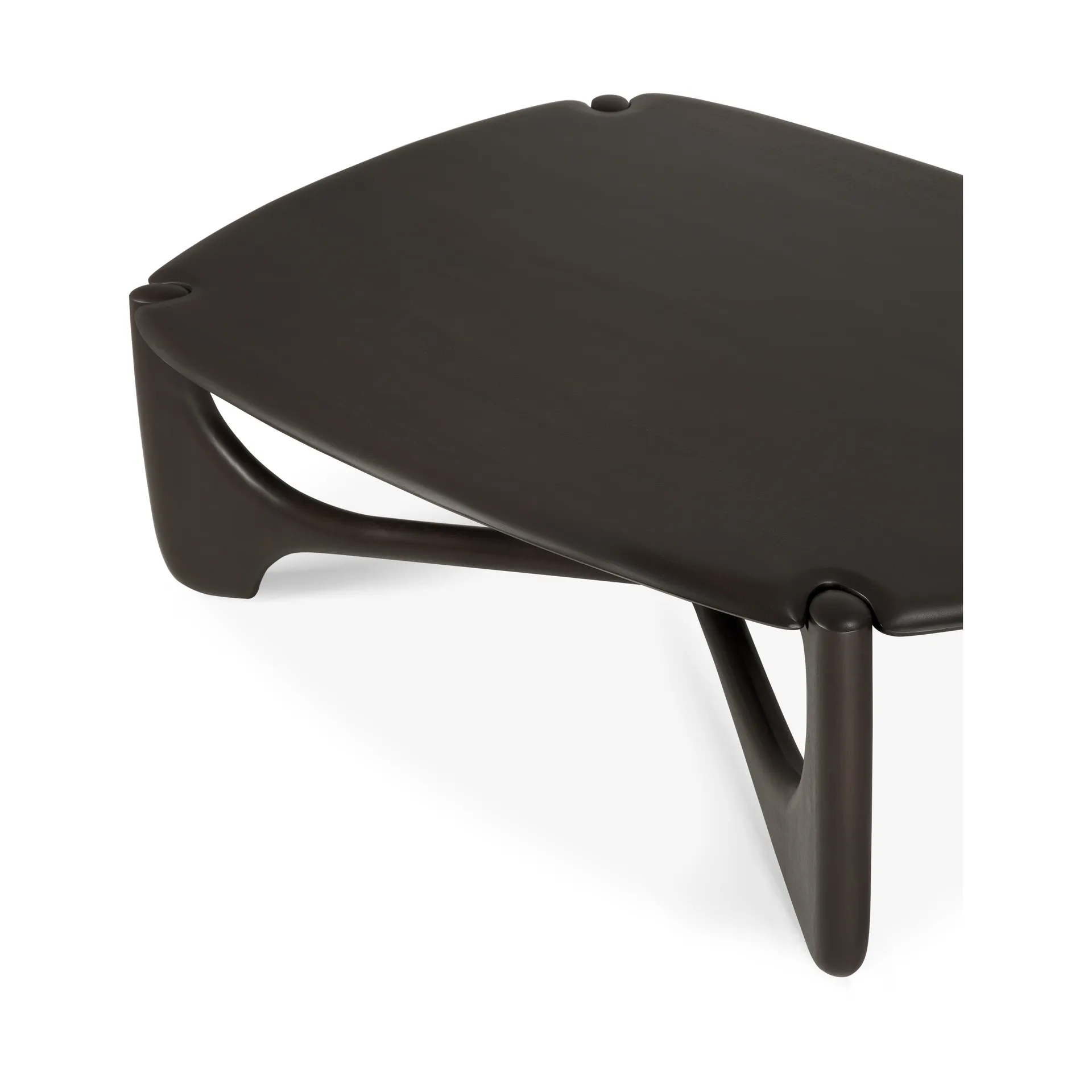 PI coffee table, Dark brown mahogany, 134x97 cm Ethnicraft