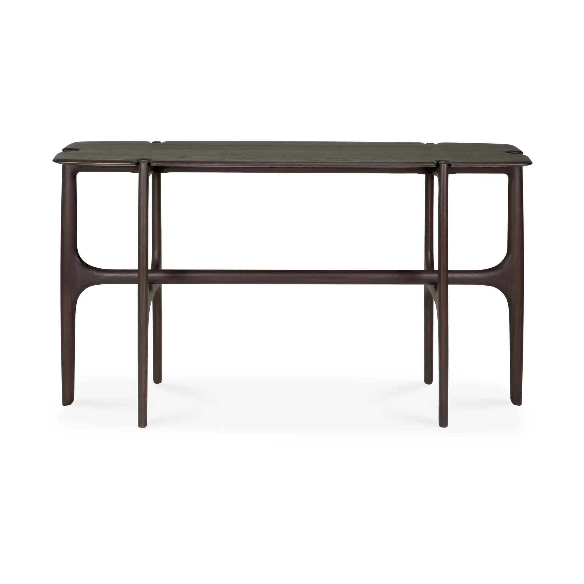 PI console table, Teak dark brown, 140x42 cm Ethnicraft