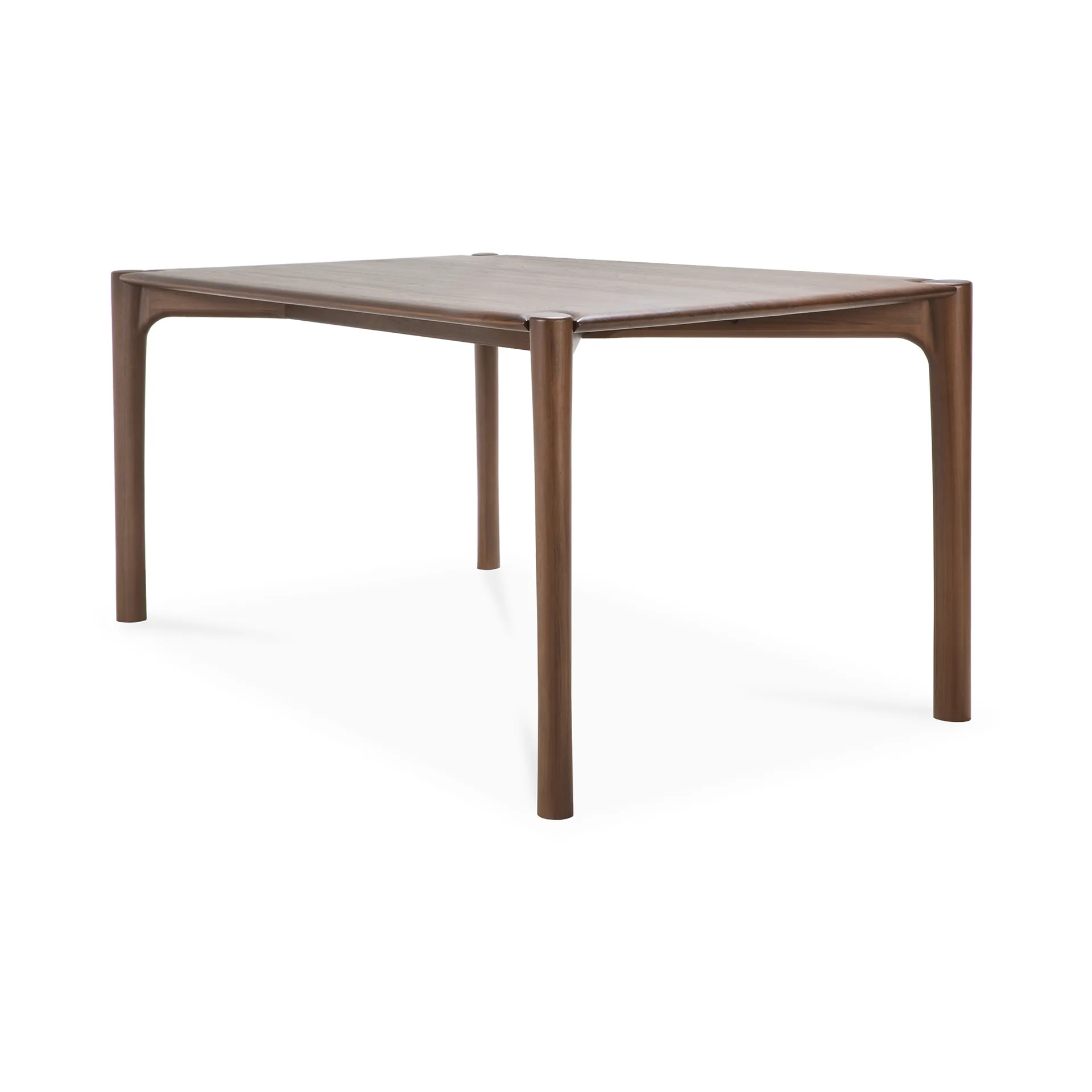 PI Dining table 180x90 cm, Lacquered teak brown Ethnicraft