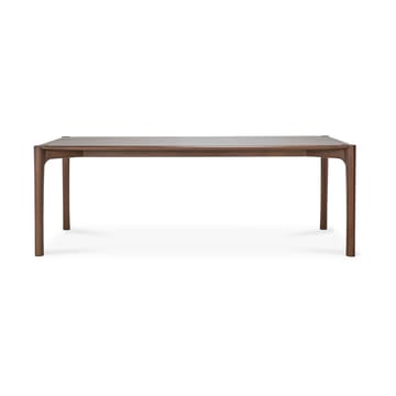 PI Dining table 220x95 cm - Lacquered teak brown - Ethnicraft