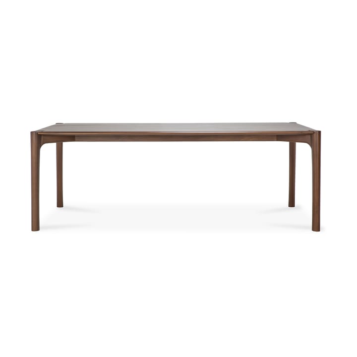 PI Dining table 220x95 cm, Lacquered teak brown Ethnicraft