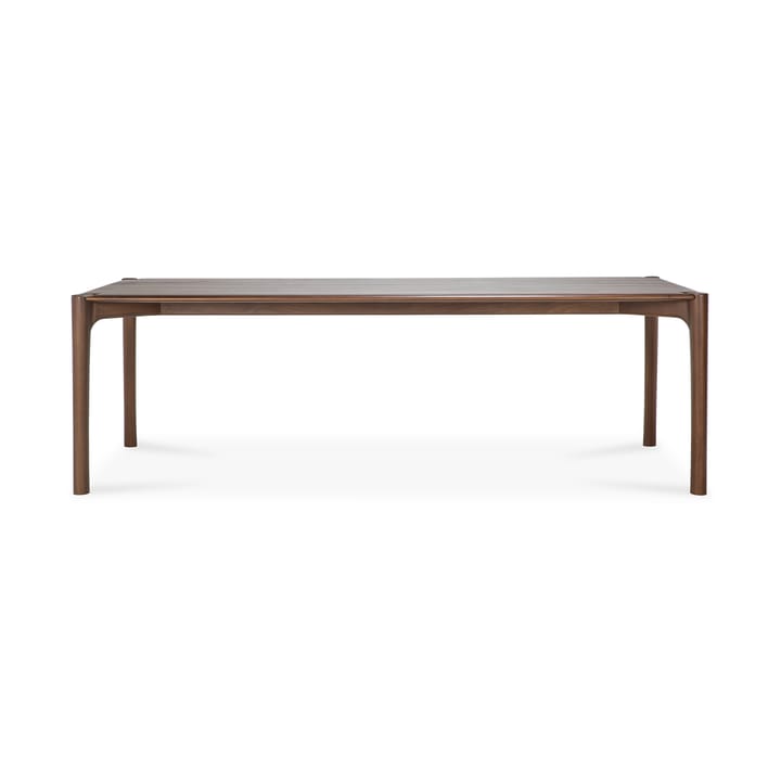 PI Dining table 240x100 cm, Lacquered teak brown Ethnicraft