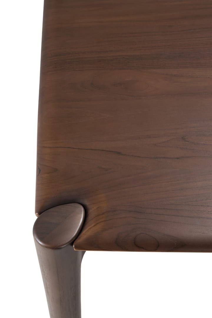 PI Dining table 240x100 cm, Lacquered teak brown Ethnicraft