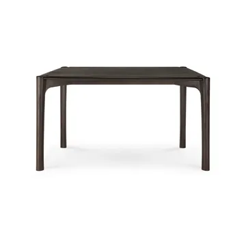 PI Dining table - Dark brown teak, 140x80 cm - Ethnicraft