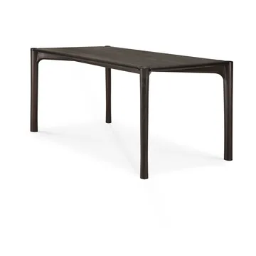 PI Dining table - Dark brown teak, 160x80 cm - Ethnicraft