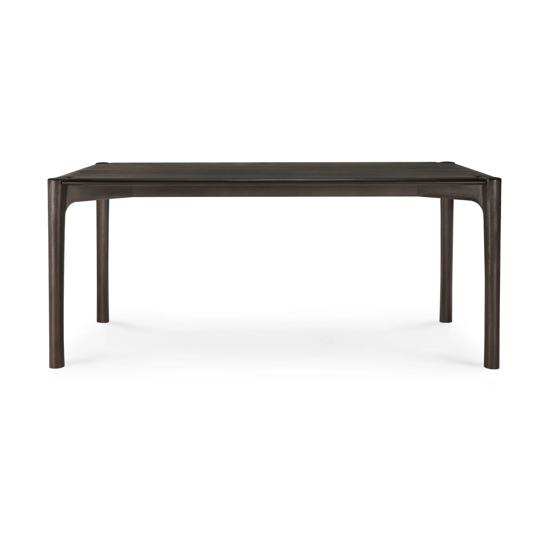 PI Dining table, Dark brown teak, 180x90 cm Ethnicraft
