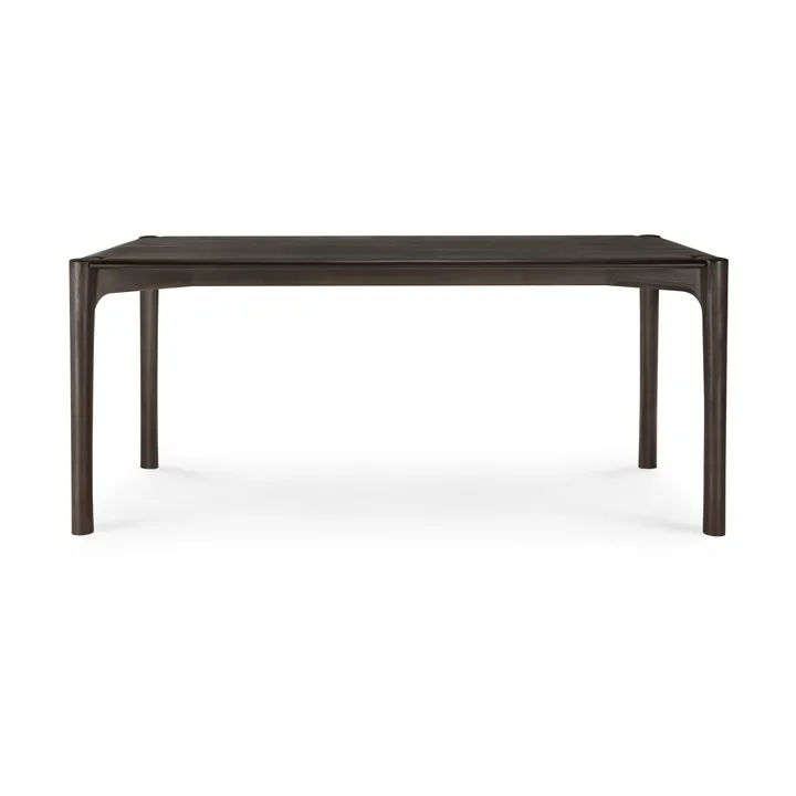 PI Dining table - Dark brown teak, 180x90 cm - Ethnicraft