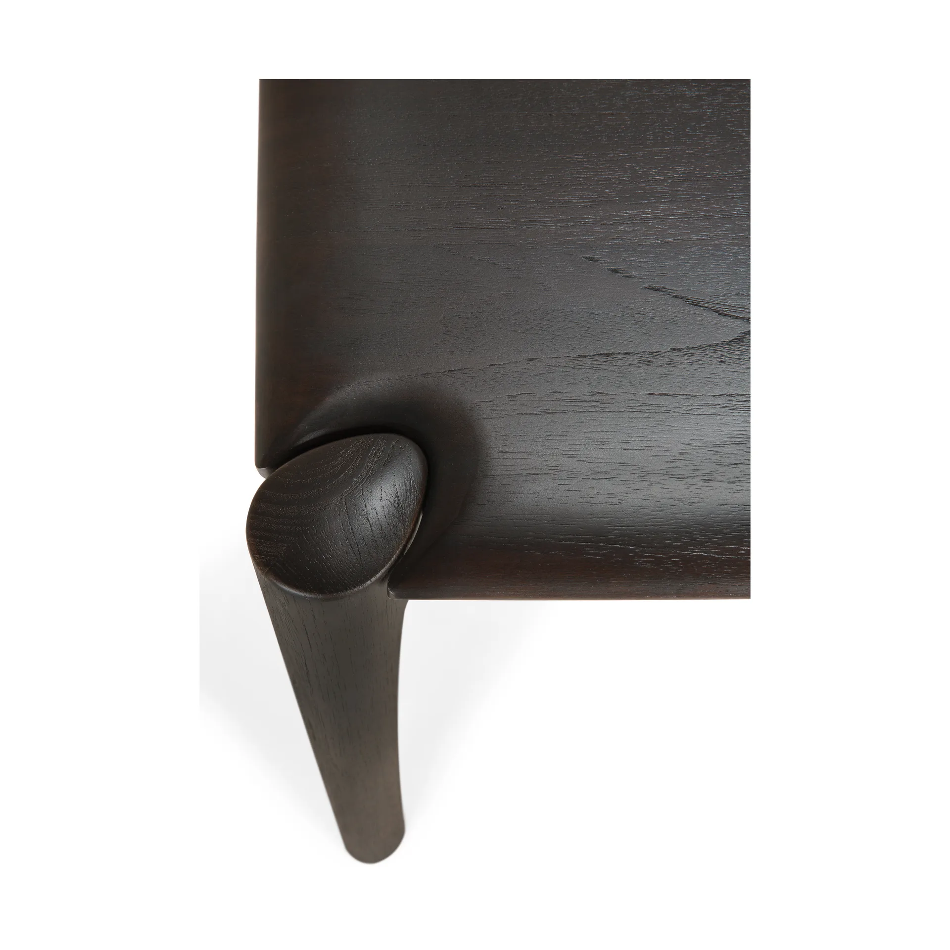 PI Dining table, Dark brown teak, 180x90 cm Ethnicraft