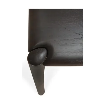 PI Dining table - Dark brown teak, 180x90 cm - Ethnicraft