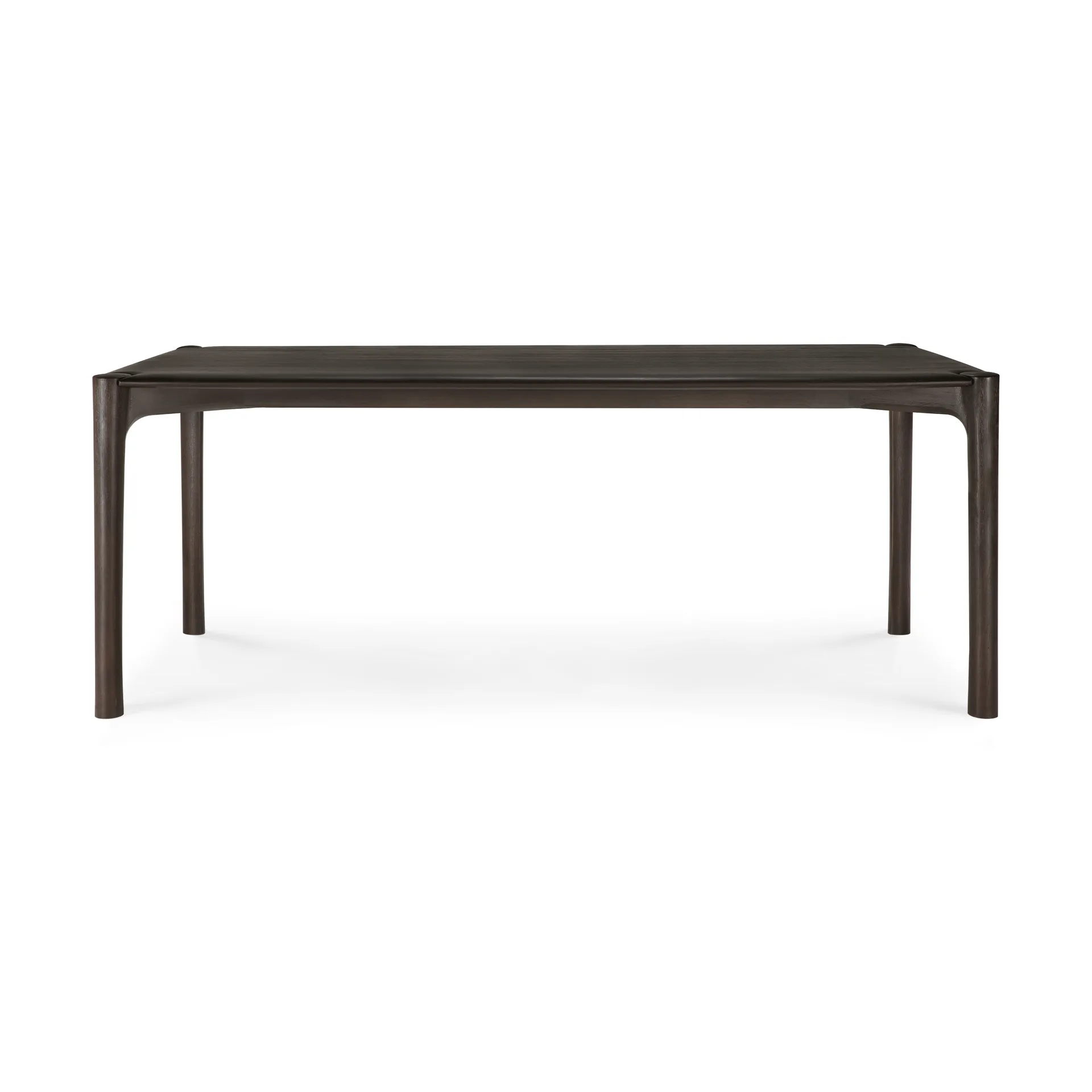 PI Dining table, Dark brown teak, 200x95 cm Ethnicraft