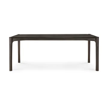 PI Dining table - Dark brown teak, 200x95 cm - Ethnicraft