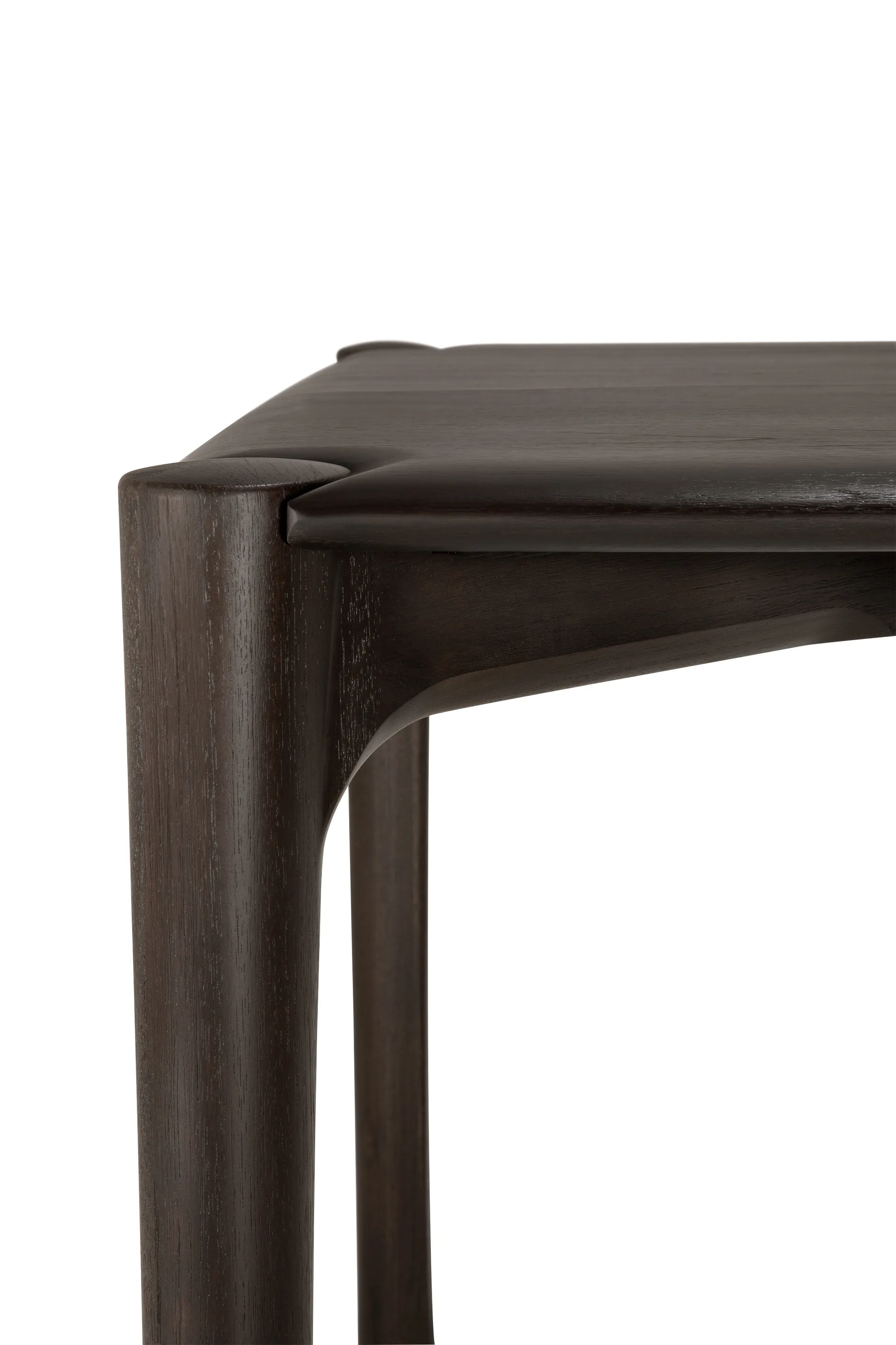 PI Dining table, Dark brown teak, 200x95 cm Ethnicraft