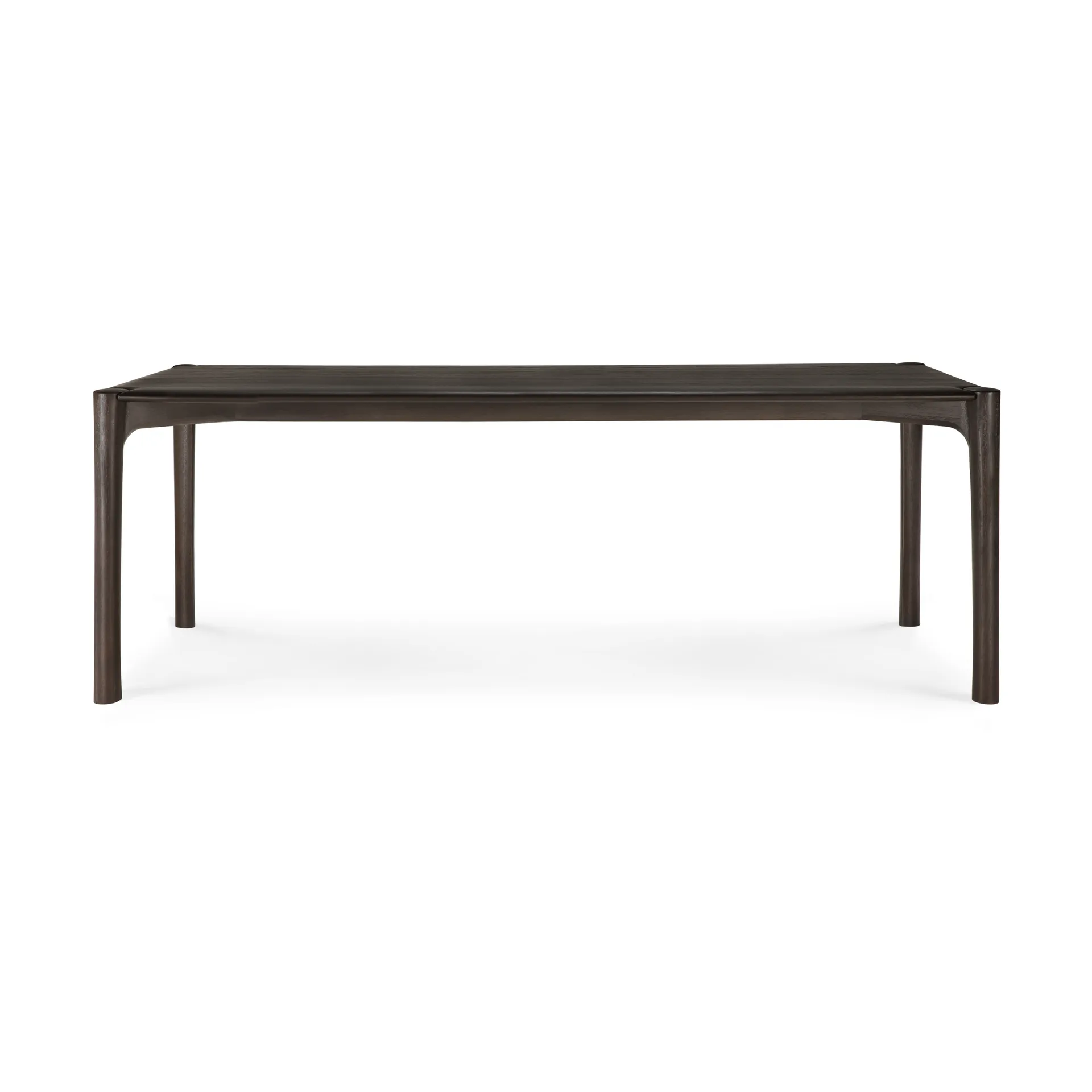PI Dining table, Dark brown teak, 220x95 cm Ethnicraft