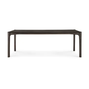 PI Dining table - Dark brown teak, 220x95 cm - Ethnicraft