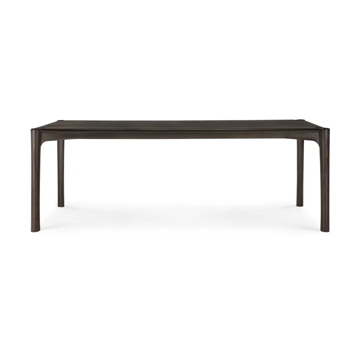 PI Dining table - Dark brown teak, 220x95 cm - Ethnicraft