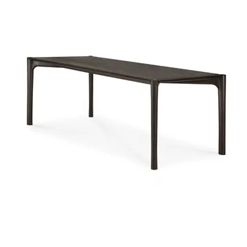 PI Dining table - Dark brown teak, 220x95 cm - Ethnicraft