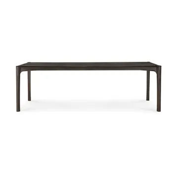 PI Dining table - Dark brown teak, 240x100 cm - Ethnicraft