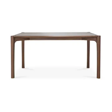 PI Dining table - Lacquered teak brown, 160x80 cm - Ethnicraft