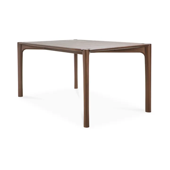 PI Dining table - Lacquered teak brown, 180x90 cm - Ethnicraft