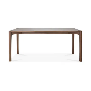 PI Dining table - Lacquered teak brown, 180x90 cm - Ethnicraft